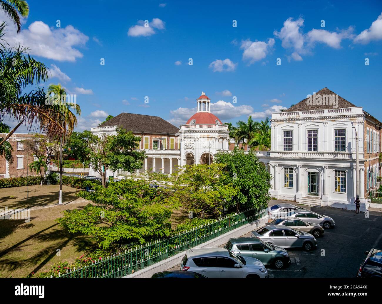 The Rodney Memorial, Main Square, Spanish Town, Saint Catherine Parish, Jamaica, West Indies, Caribbean, Central America Stock Photo