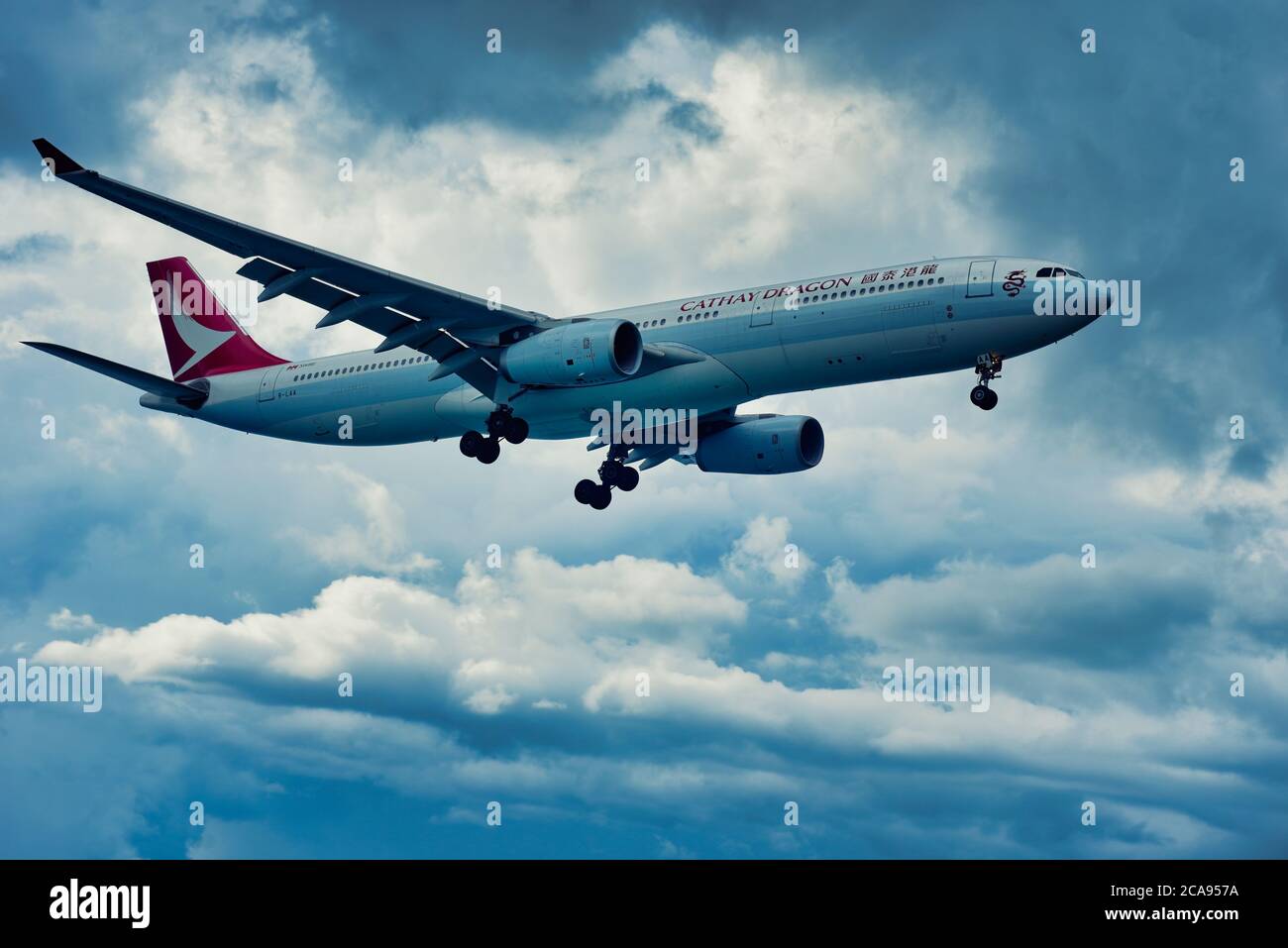 Cathay pacific airbus a330 hi-res stock photography and