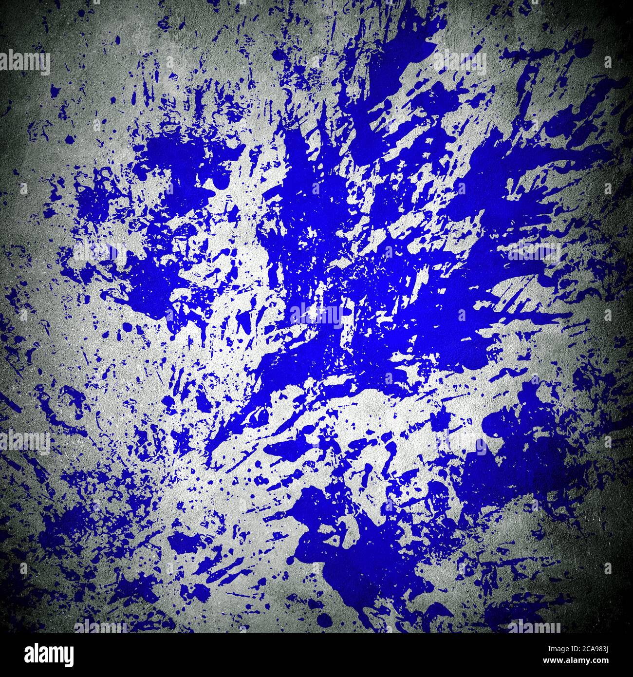 Blue paint splatter hi-res stock photography and images - Alamy