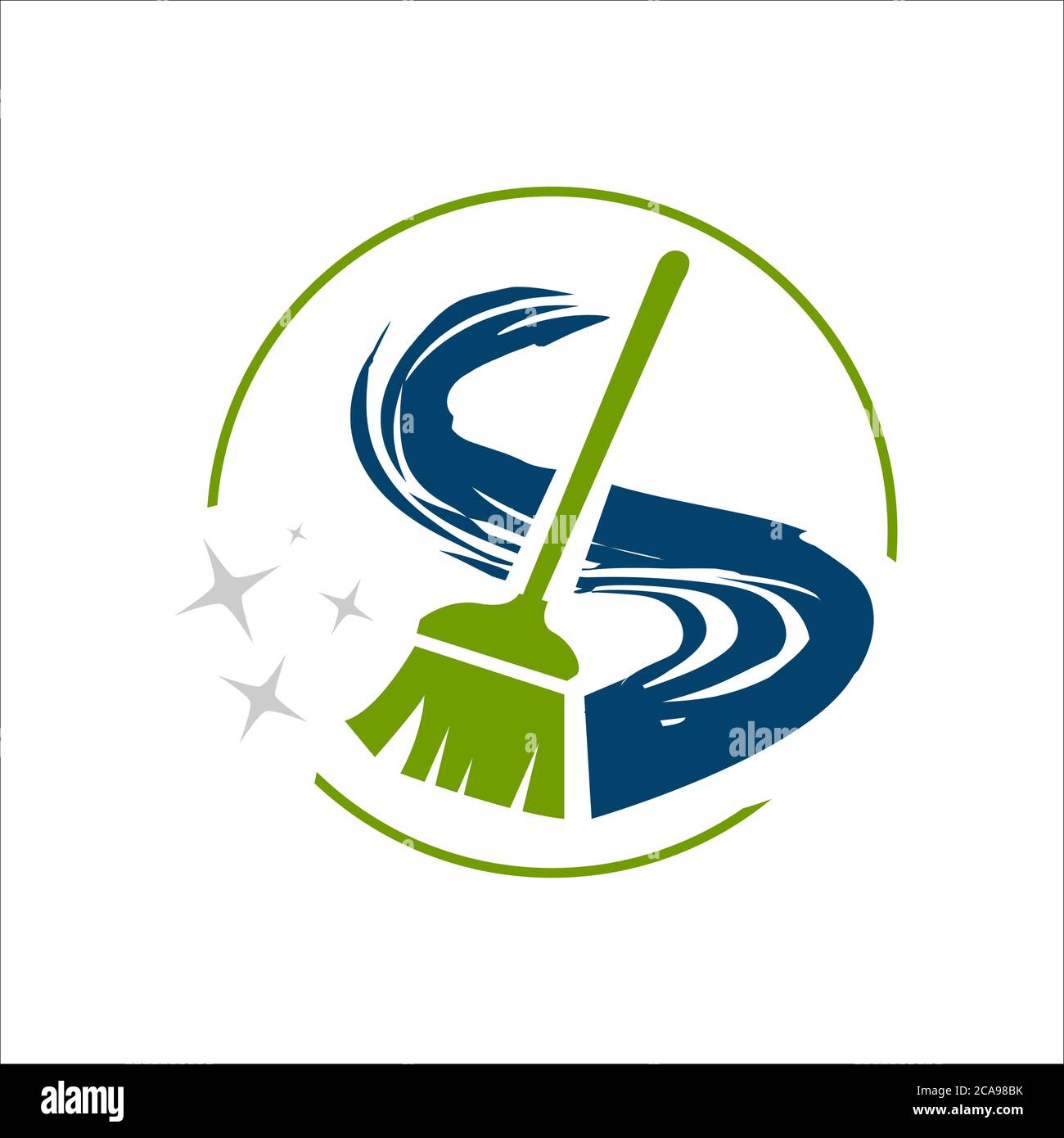 cleaning service logo