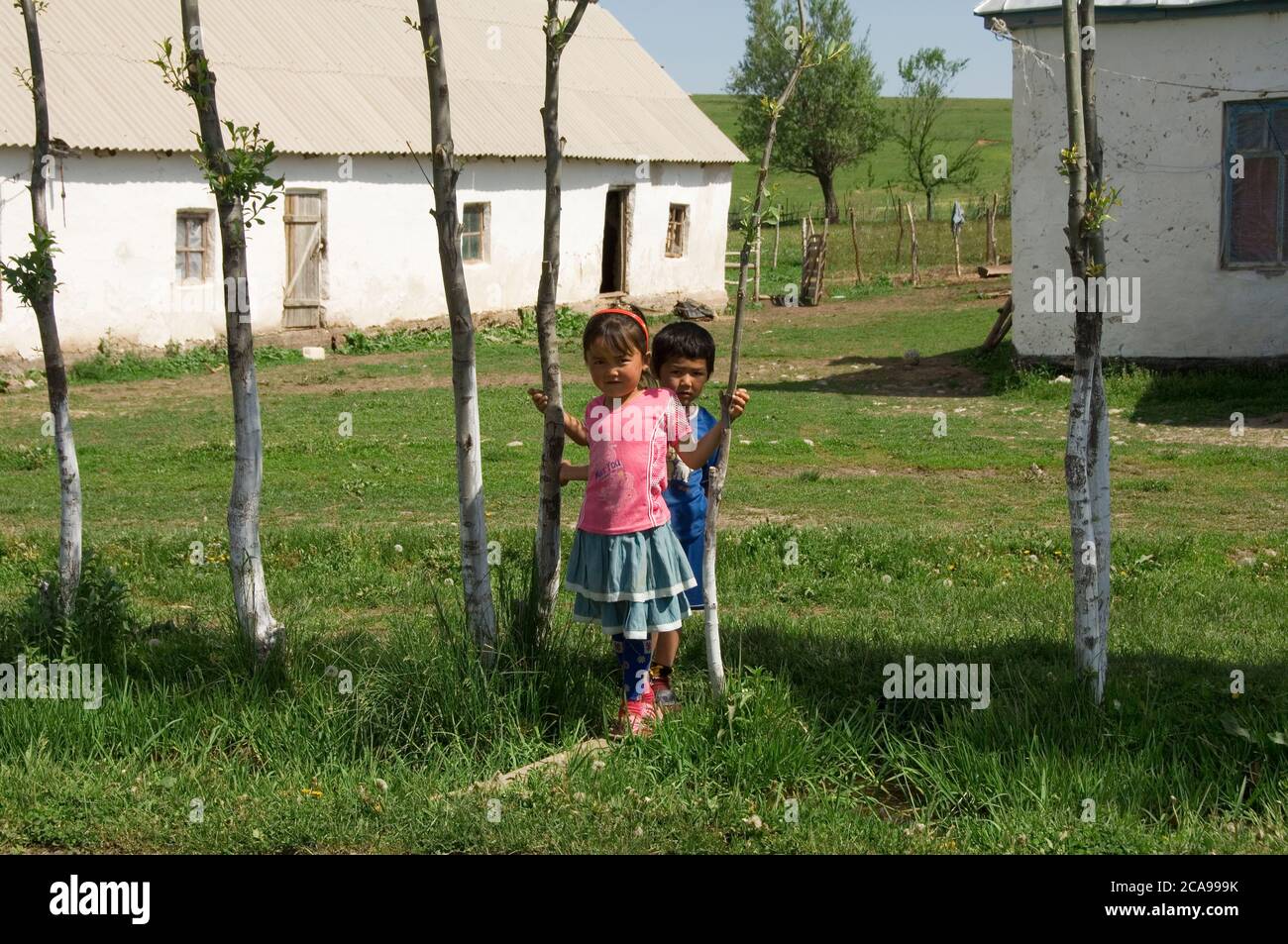 Kazakh Girl Kazakhstan Stock Photo Alamy
