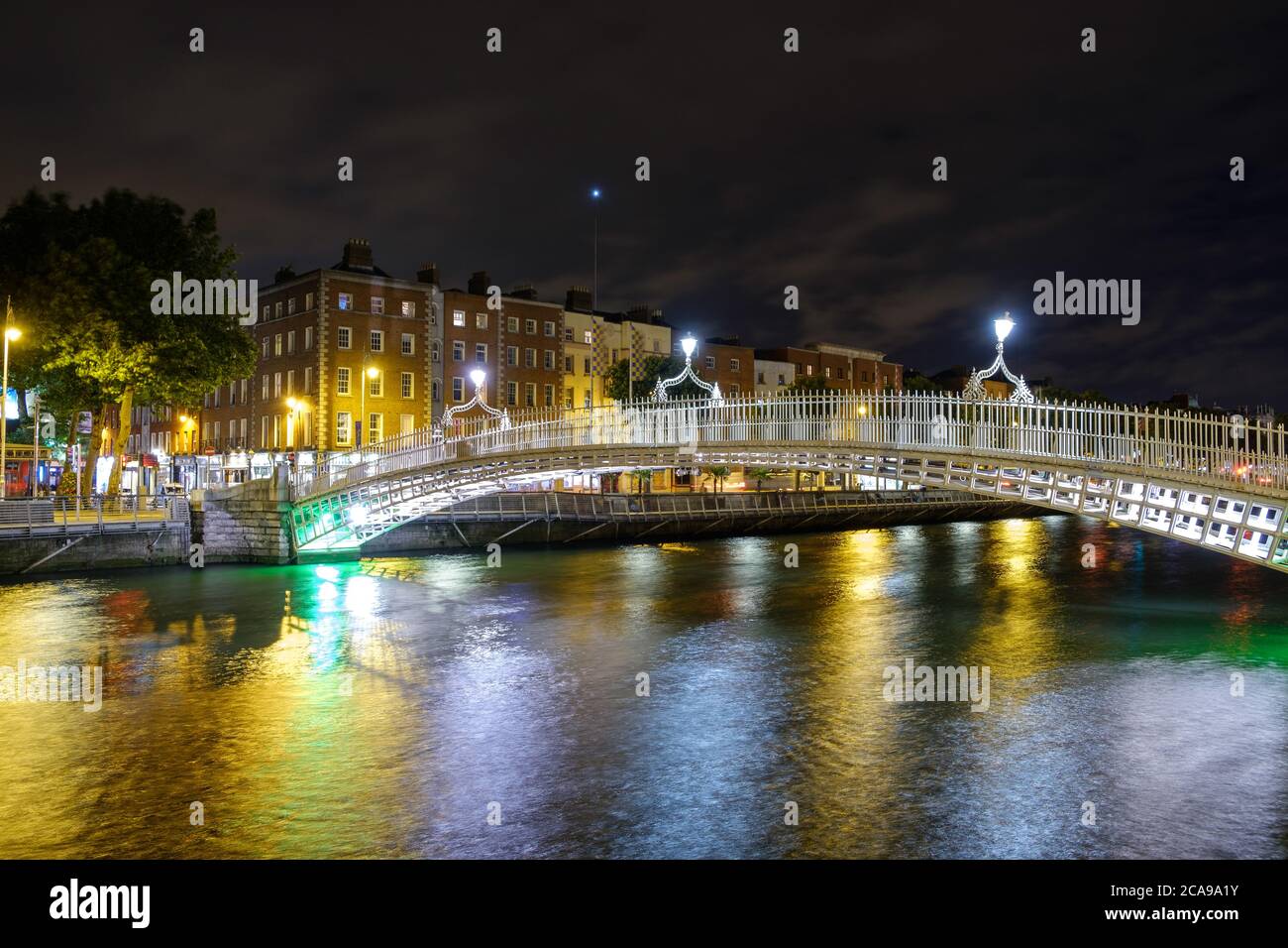 Hapenny bridge sunset hi-res stock photography and images - Alamy