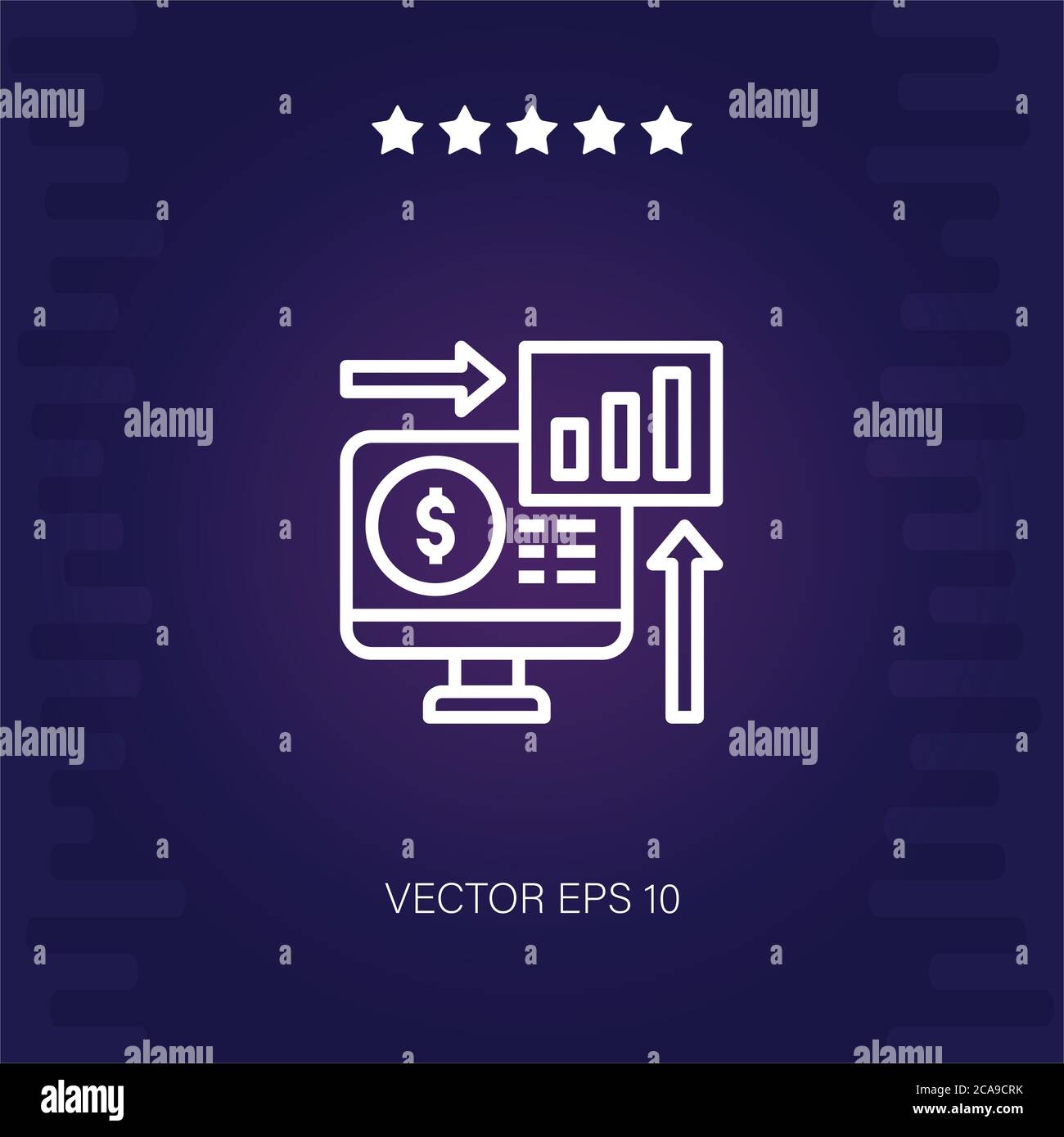 data analysis vector icon modern illustration Stock Vector Image & Art ...