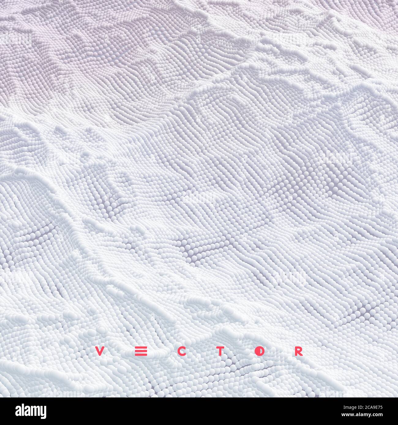 Abstact marble texture. Background with dynamic particles. 3d vector Illustration. Stock Vector