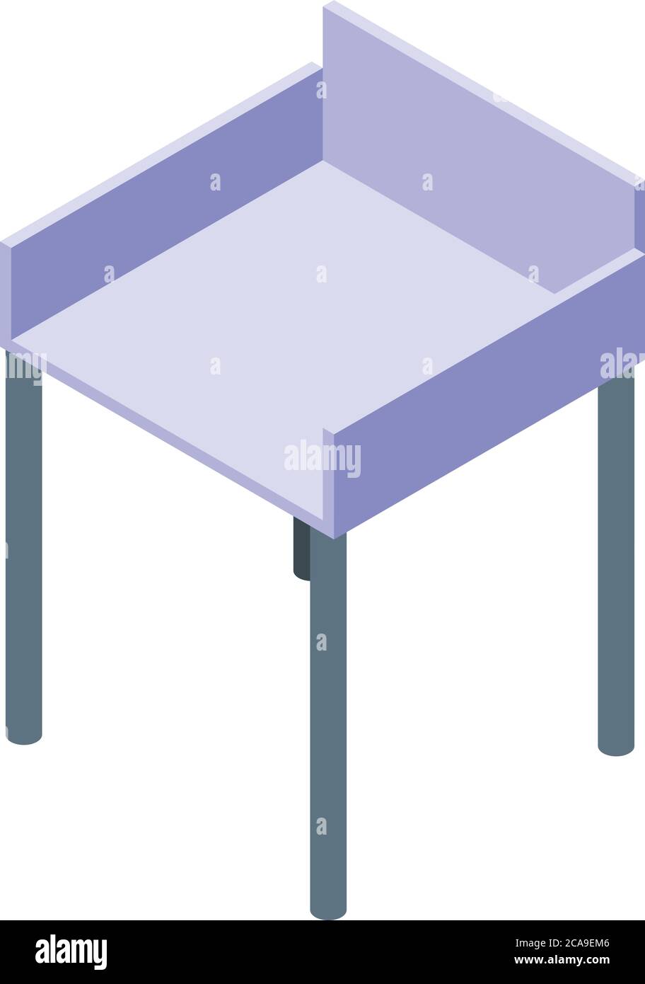 Wood white chair icon, isometric style Stock Vector Image & Art - Alamy