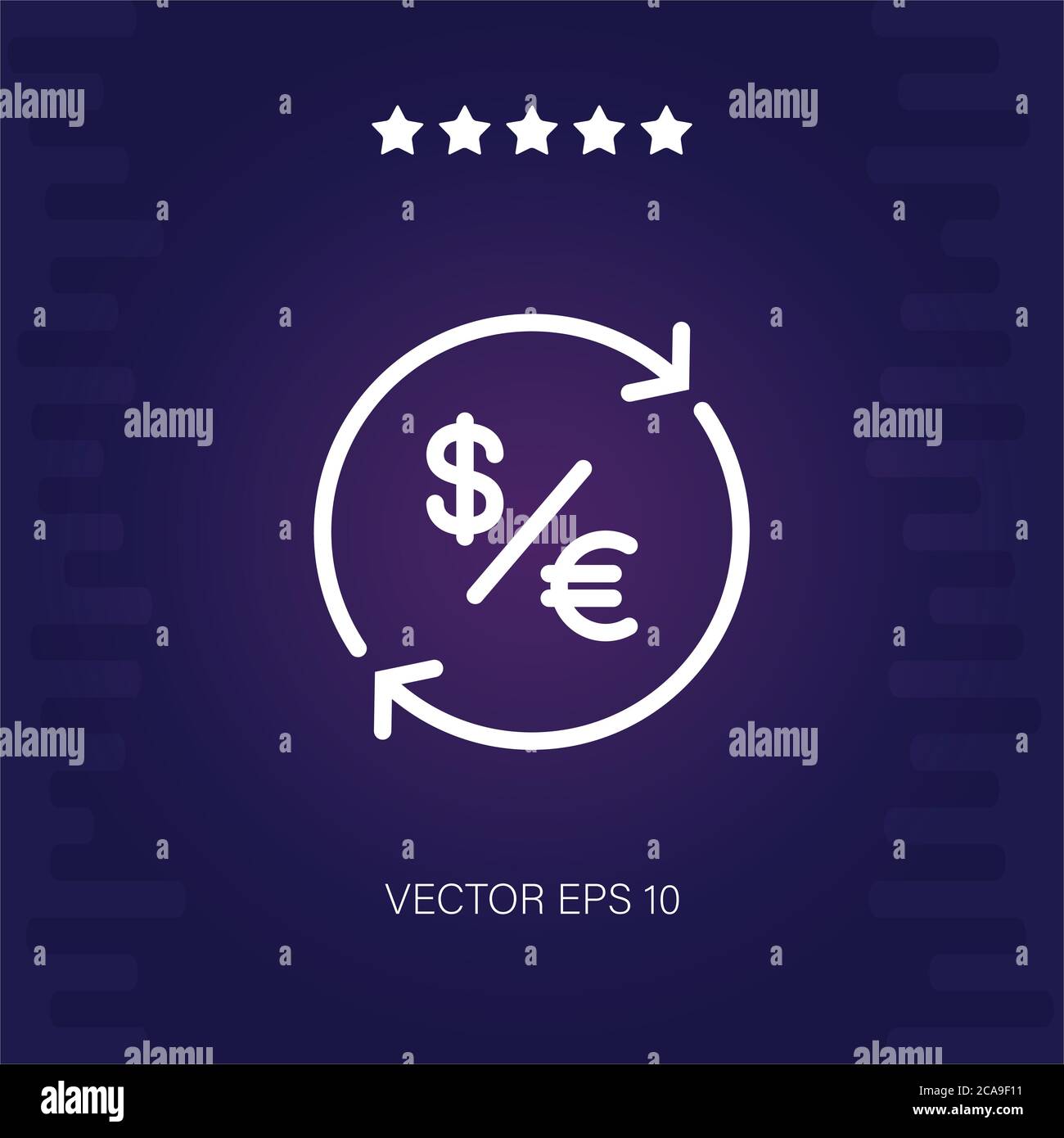 exchange vector icon modern illustration Stock Vector Image & Art - Alamy