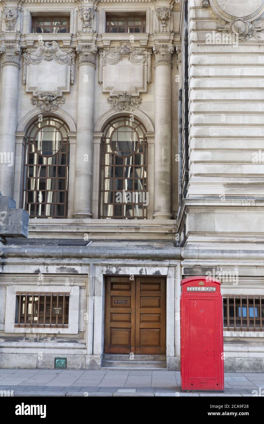 Methodist Central Hall, Storey Gate, Westminster, London Stock Photo