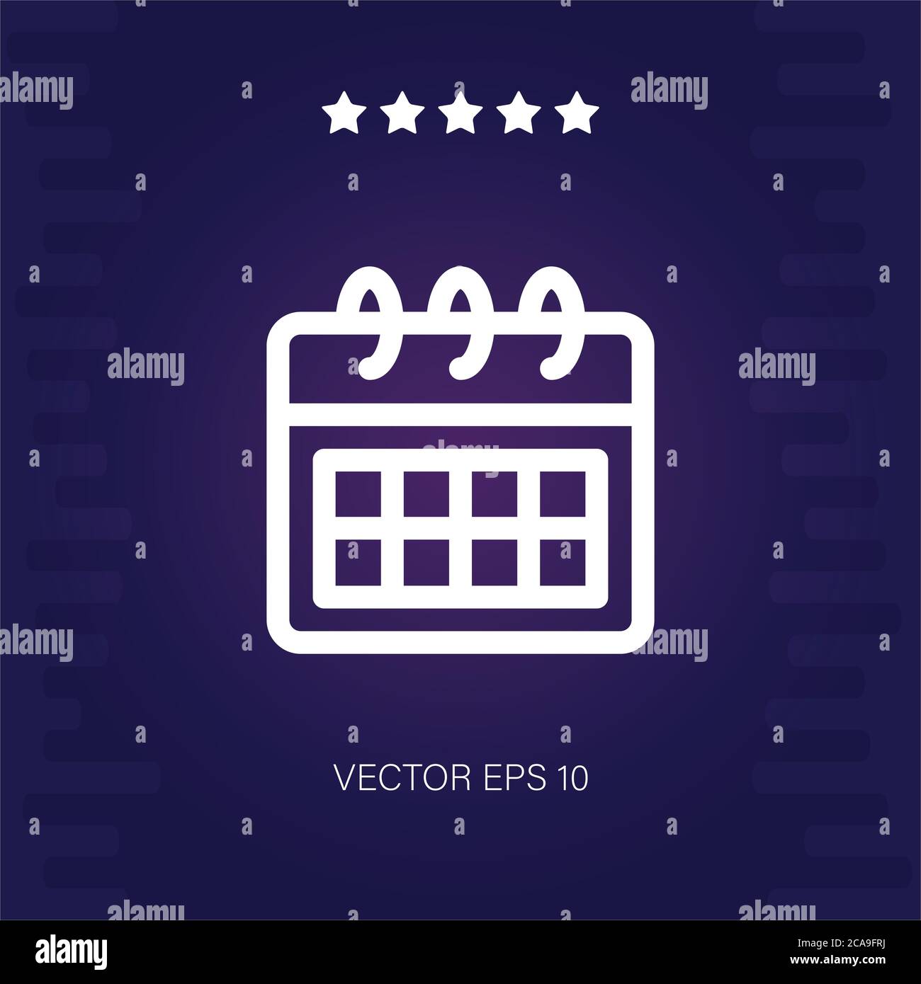 calendar vector icon modern illustration Stock Vector Image & Art - Alamy