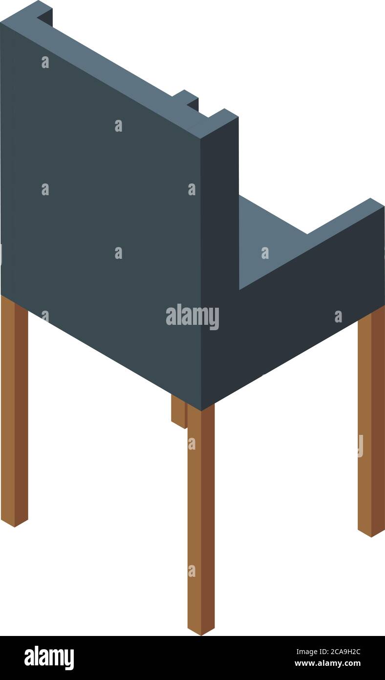Modern chair icon, isometric style Stock Vector Image & Art - Alamy