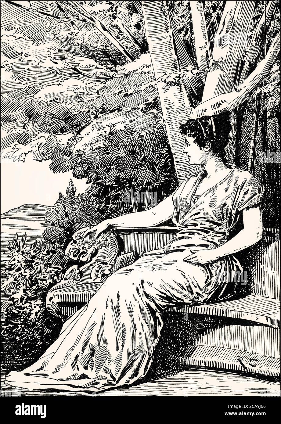 Iphigenia, Iphigenia in Tauris, Johann Wolfgang von Goethe Stock Photo