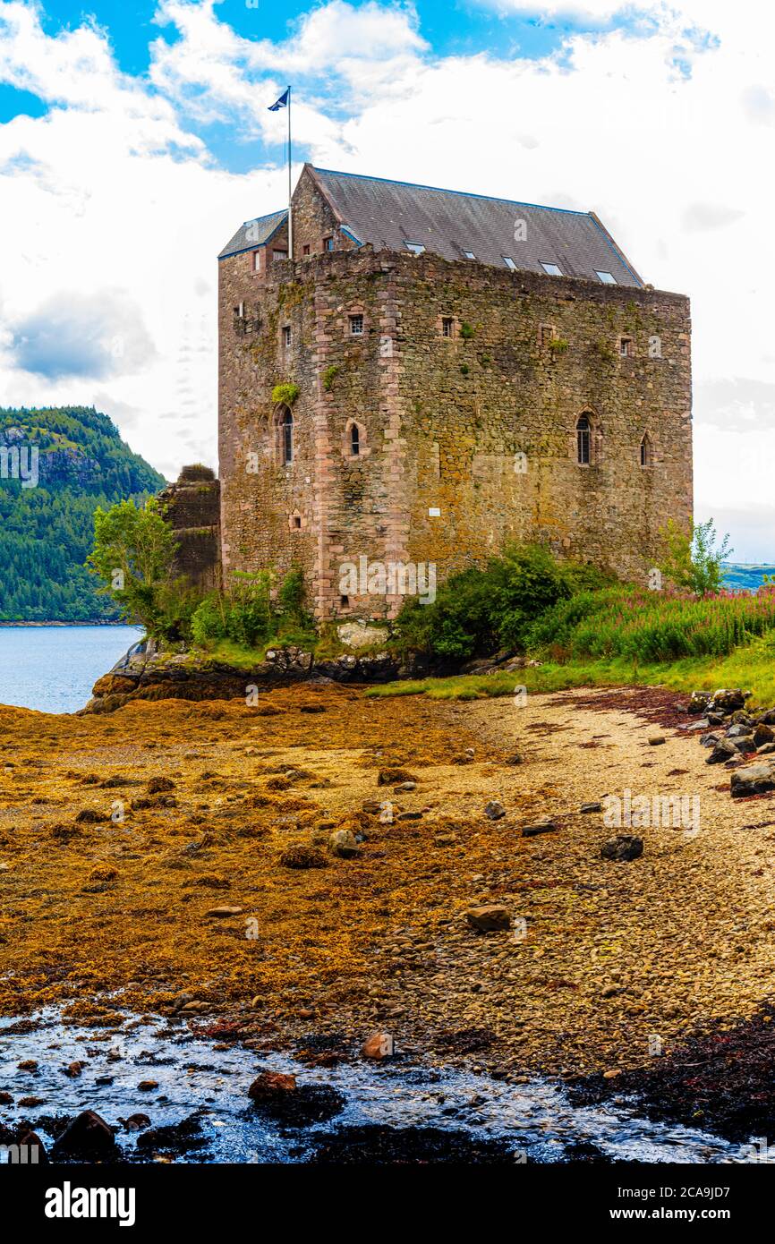 Carrick Castle,14thcentury tower house, Loch Goil , Cowal peninsula