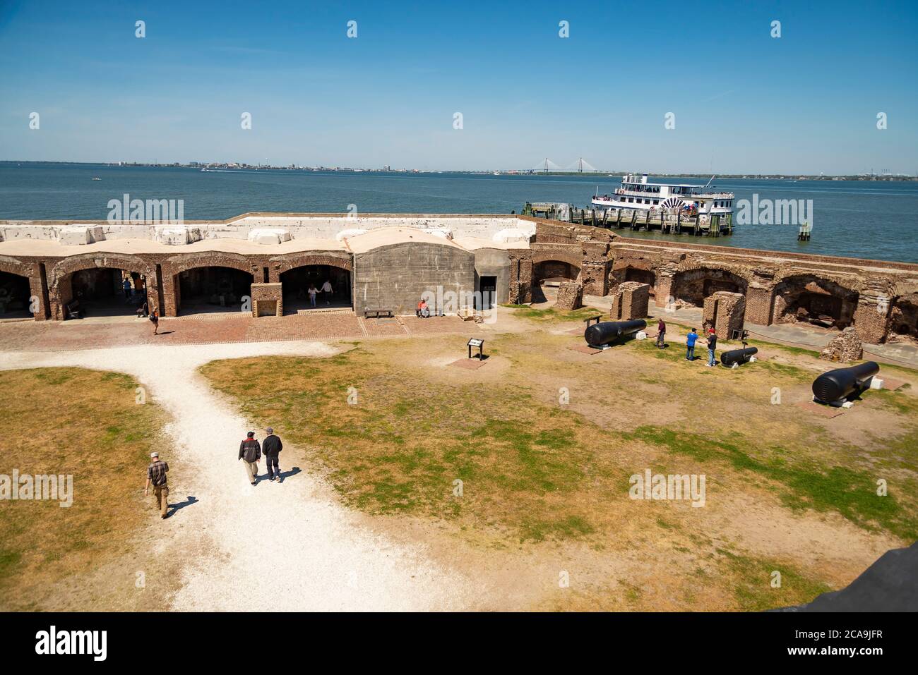 Fort Sumter National Monument in Charleston SC, USA Stock Photo