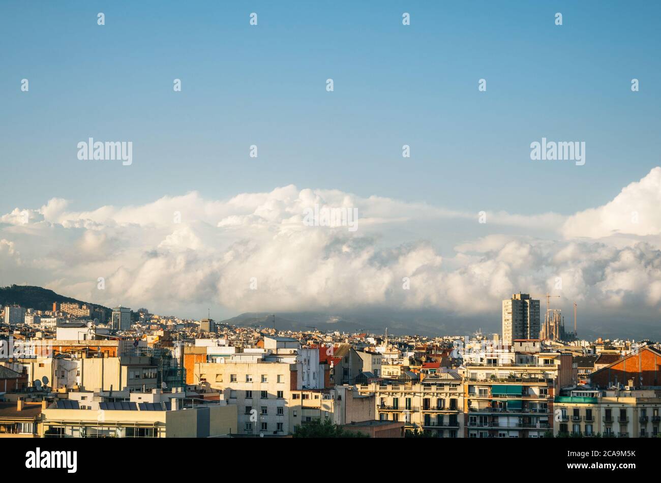 Barcelona cityscape skyline hi-res stock photography and images - Alamy