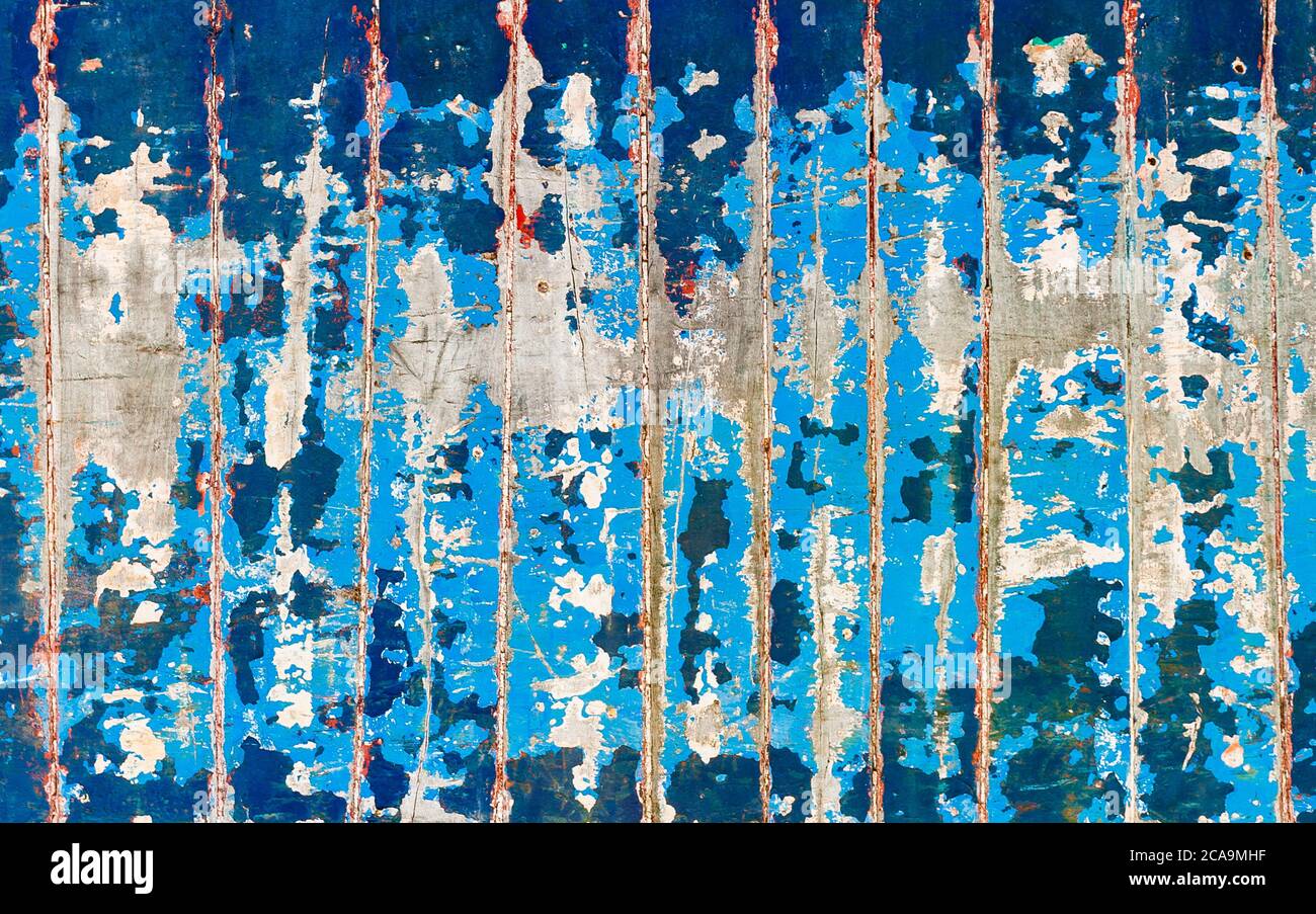 Old blue wooden background, perfect textured pattern. Stock Photo