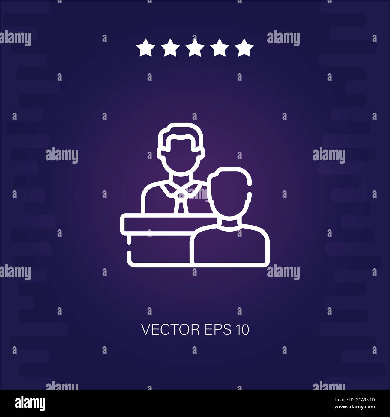 business meeting vector icon modern illustration Stock Vector Image ...