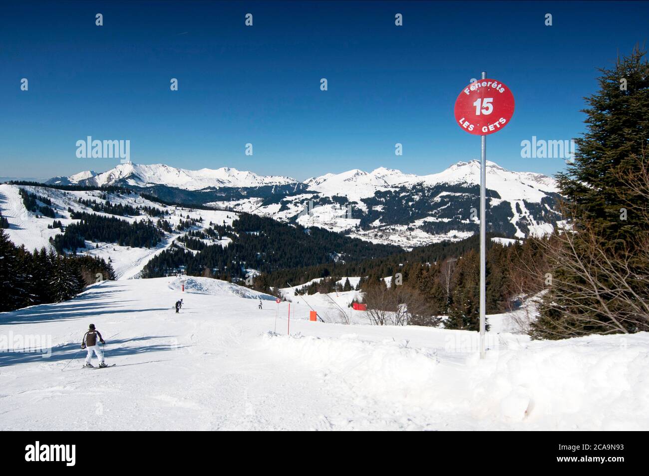 The French ski resort of Les Gets in the HauteSavoie region of South