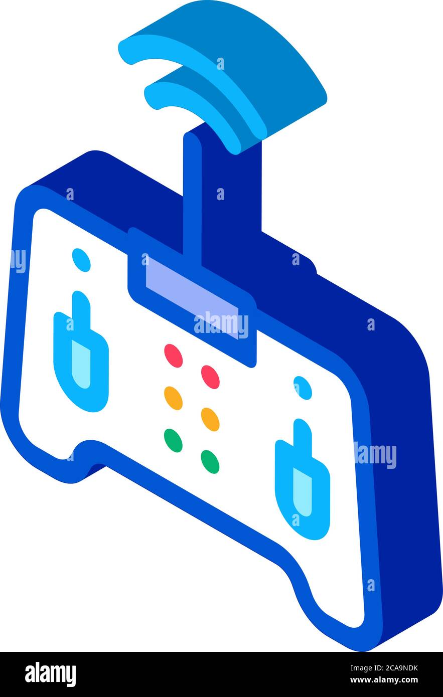 drone remote control isometric icon vector illustration Stock Vector