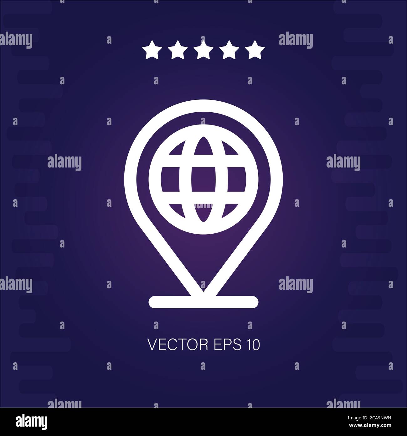location pin vector icon modern illustration Stock Vector Image & Art ...