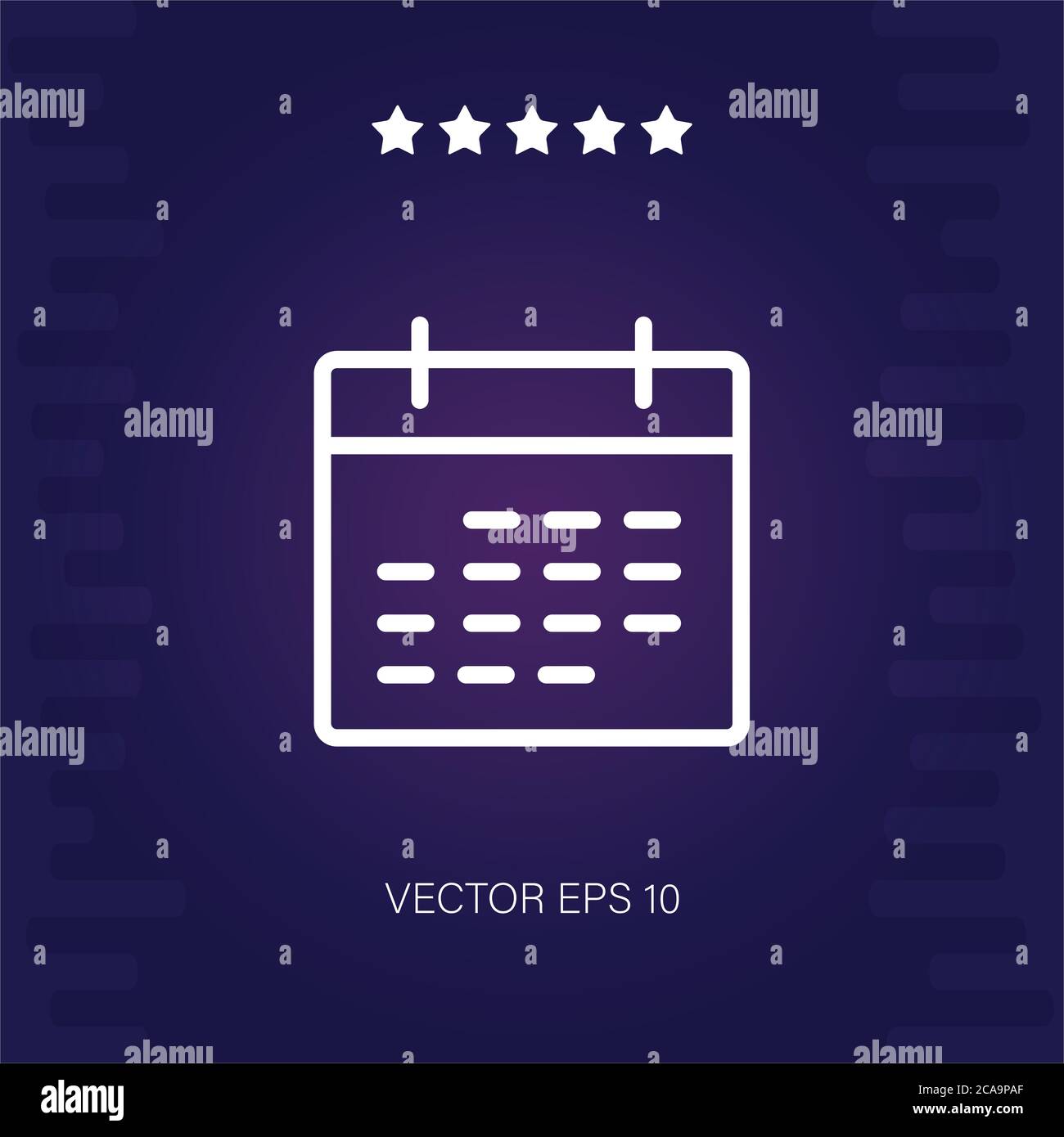 calendar vector icon modern illustration Stock Vector Image & Art - Alamy