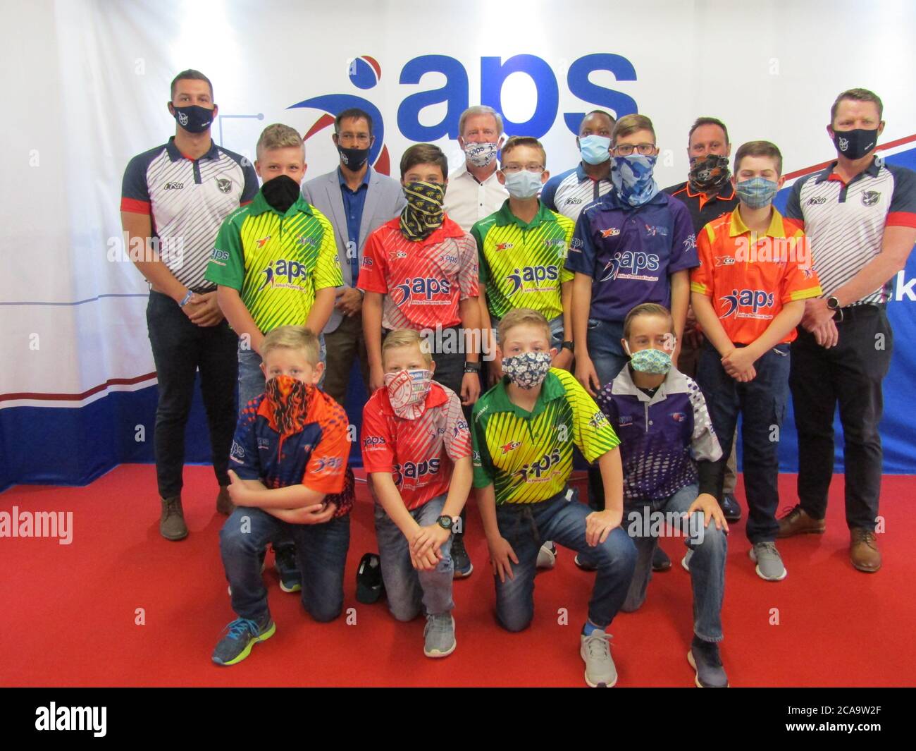 Windhoek, Namibia. 5th Aug, 2020. Members of Namibia's men's national