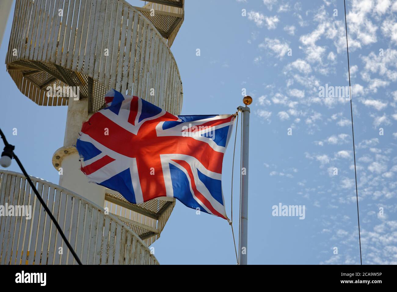 Union flag flying in Brighton, UK Stock Photo