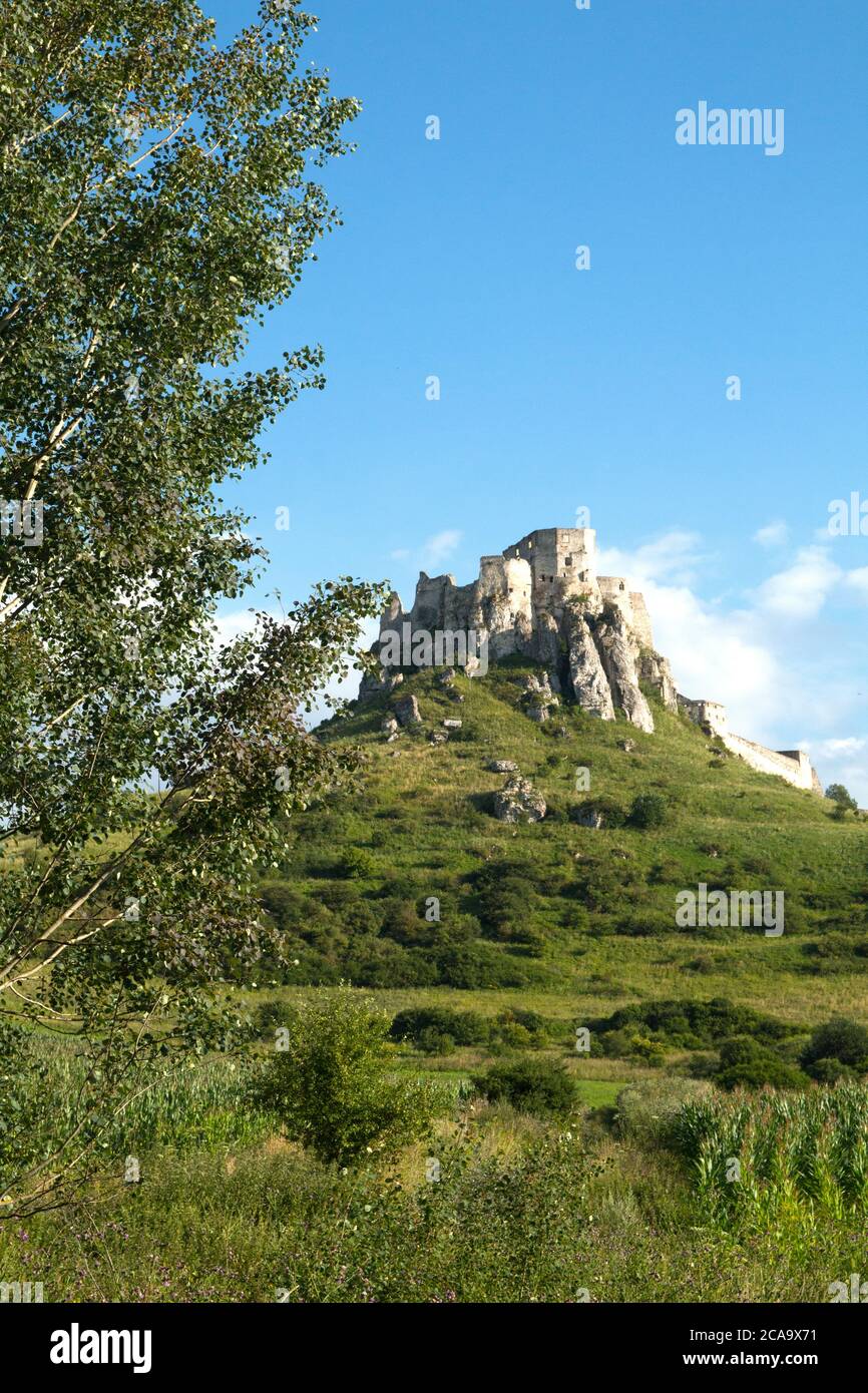 Spišské Podhradie Slovakia July 31, 2020 The most precious cultural monuments in the Spiš region that reigns over the Spiš basin - the Spiš Castle. Stock Photo
