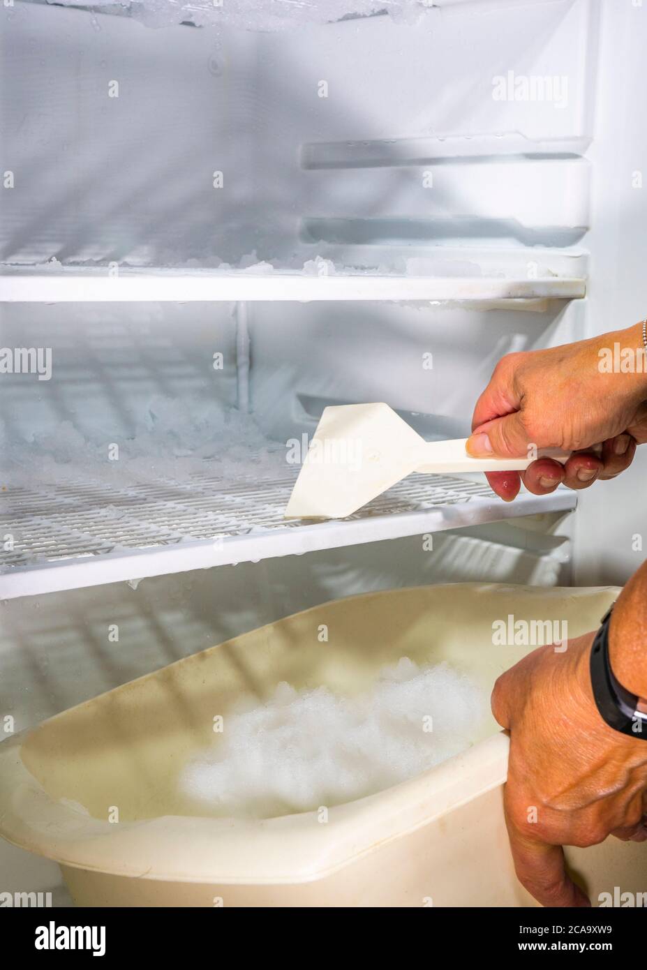 https://c8.alamy.com/comp/2CA9XW9/womans-hands-using-a-scraper-on-the-inside-of-a-domestic-freezer-to-remove-a-build-up-of-ice-and-frost-while-holding-a-plastic-bowl-to-catch-it-in-2CA9XW9.jpg