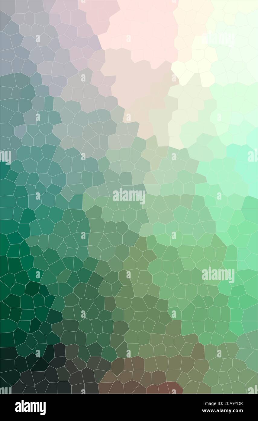 Abstract illustration of green Small Hexagon background Stock Photo - Alamy