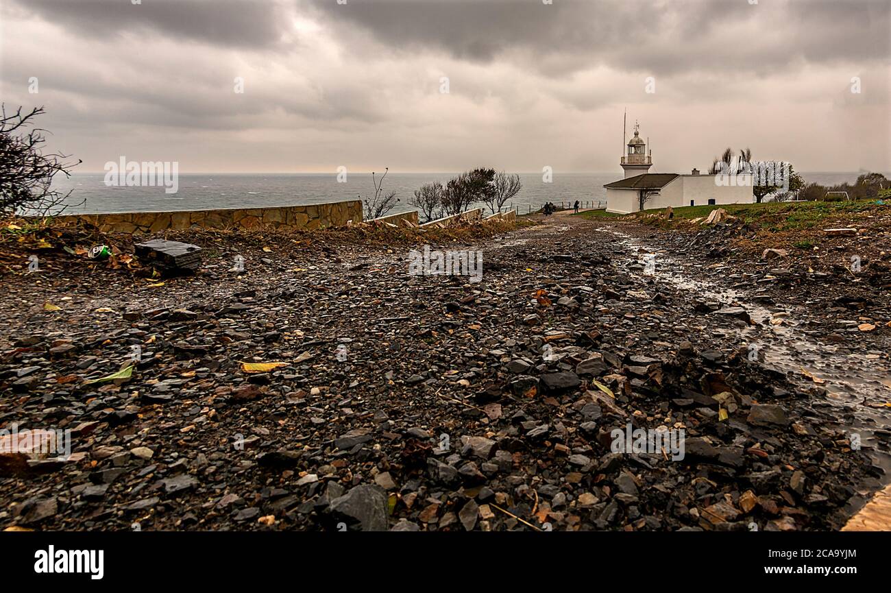 igneada ligthouse  liman village kirklareli Stock Photo