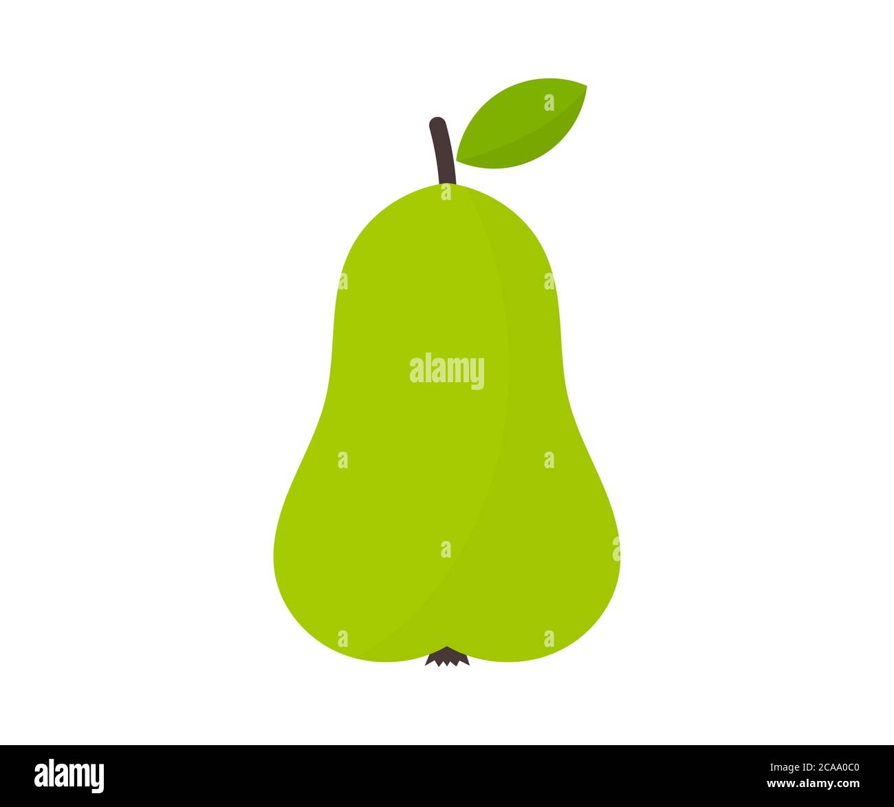 Pear fruit green icon. Vector illustration Stock Vector Image & Art - Alamy