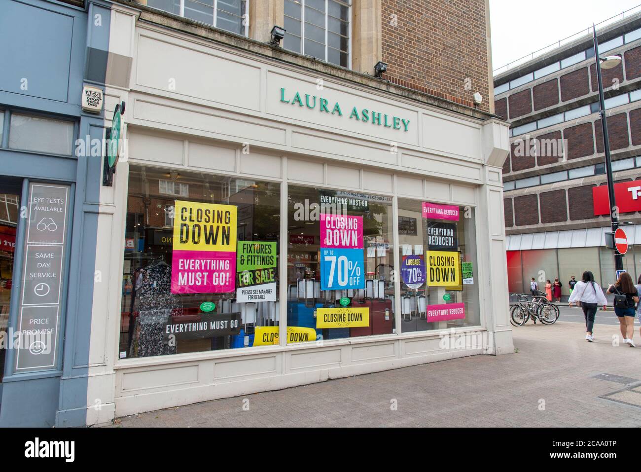 Laura Ashley store. Laura Ashley recently acquired by the US advisory
