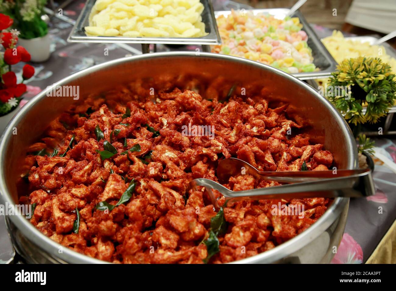 Gobi Manchurian , Easy & Crispy Indian Restaurant Style Recipe Stock