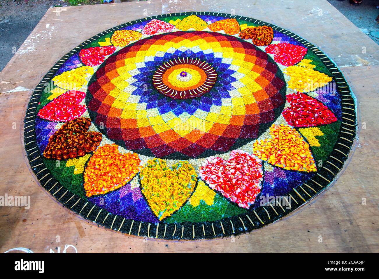 Latest Kerala Onam Pookalam Happy Onam 2023 PM Modi President Murmu 