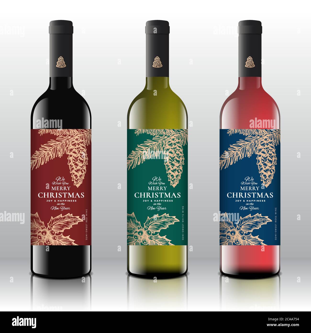 wine bottle label design template