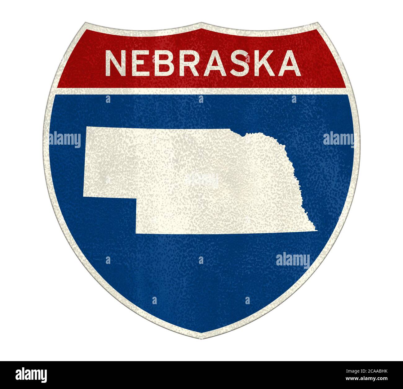 Nebraska state map hires stock photography and images Alamy