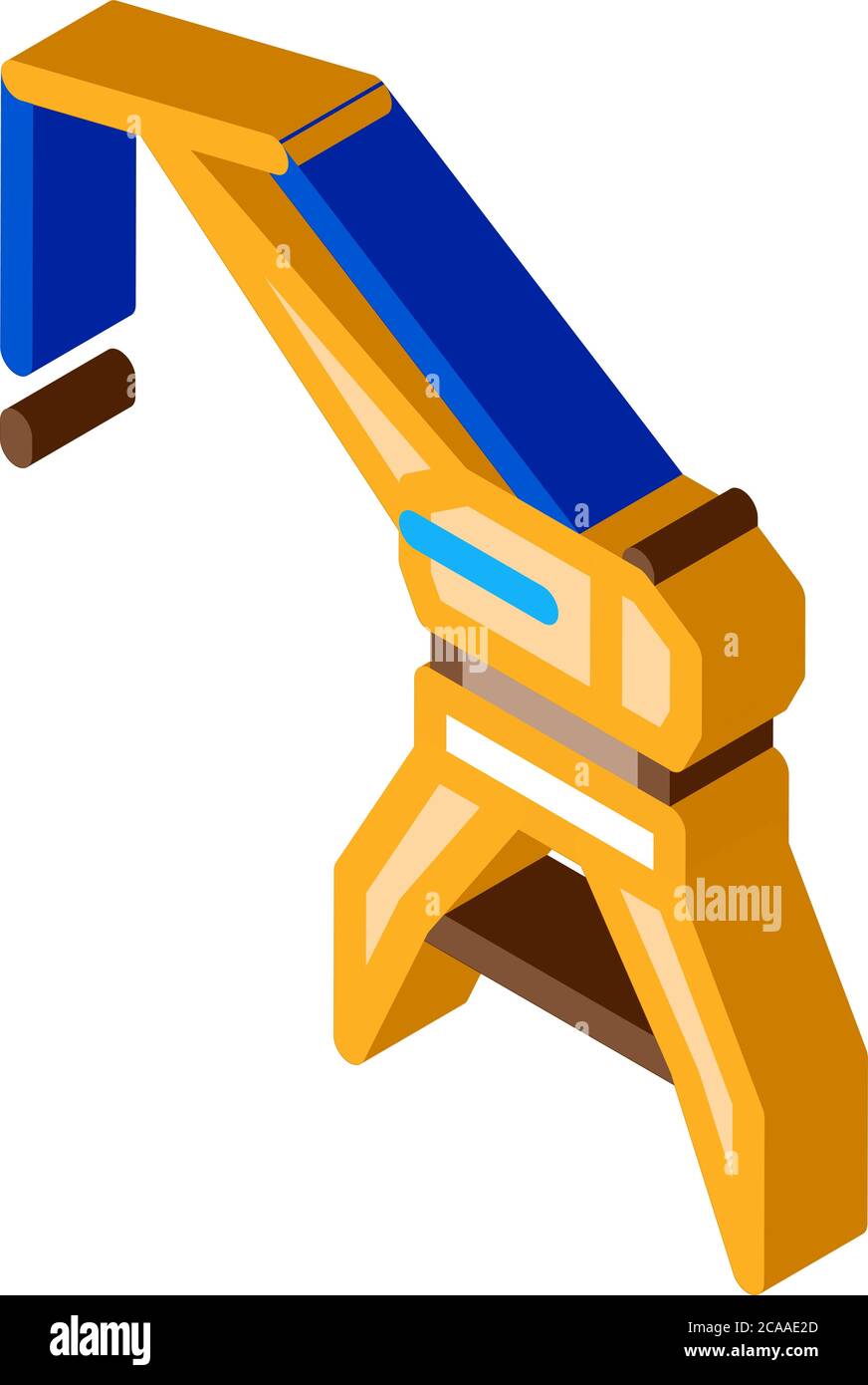 crane tower isometric icon vector illustration Stock Vector Image & Art ...