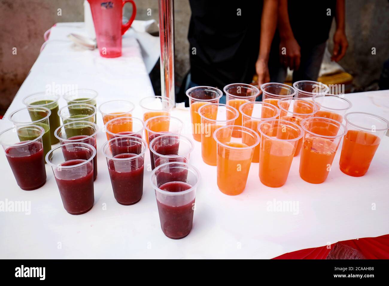 Wedding Event Catering Style Juices Recipe. Indian Drink Fresh