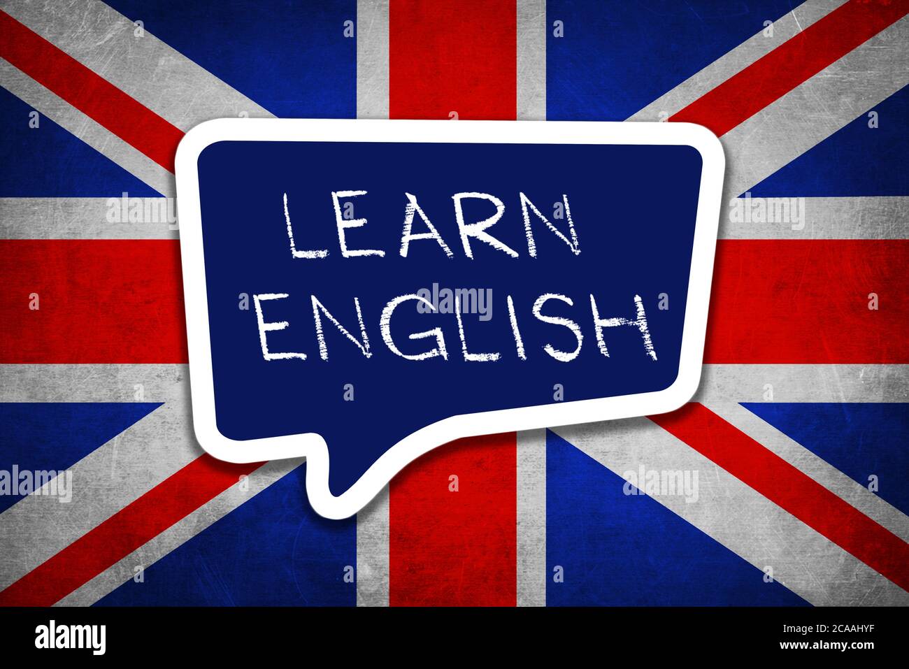 Learn English Language Stock Photo