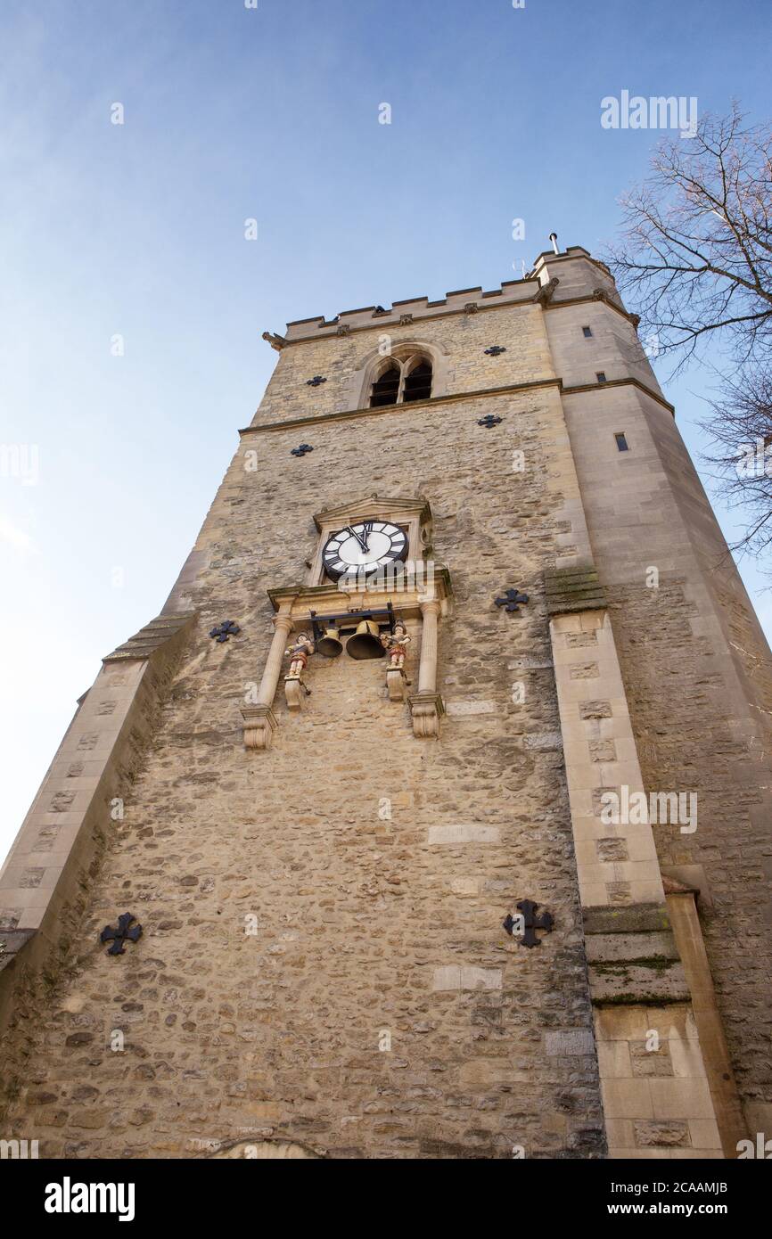 Carfax a medieval clock tower in the heart of Oxford england Stock Photo