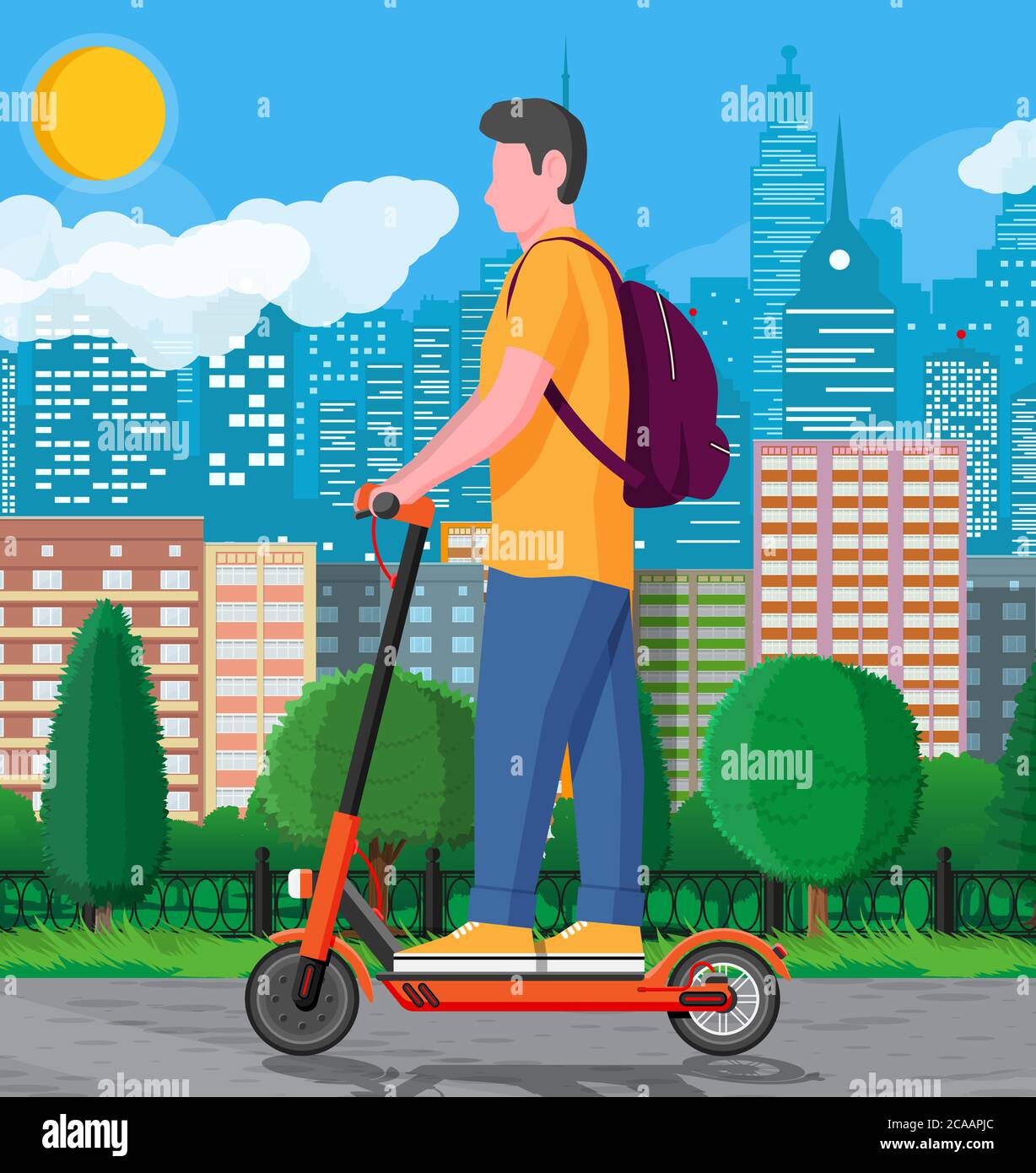 kick scooter backpack