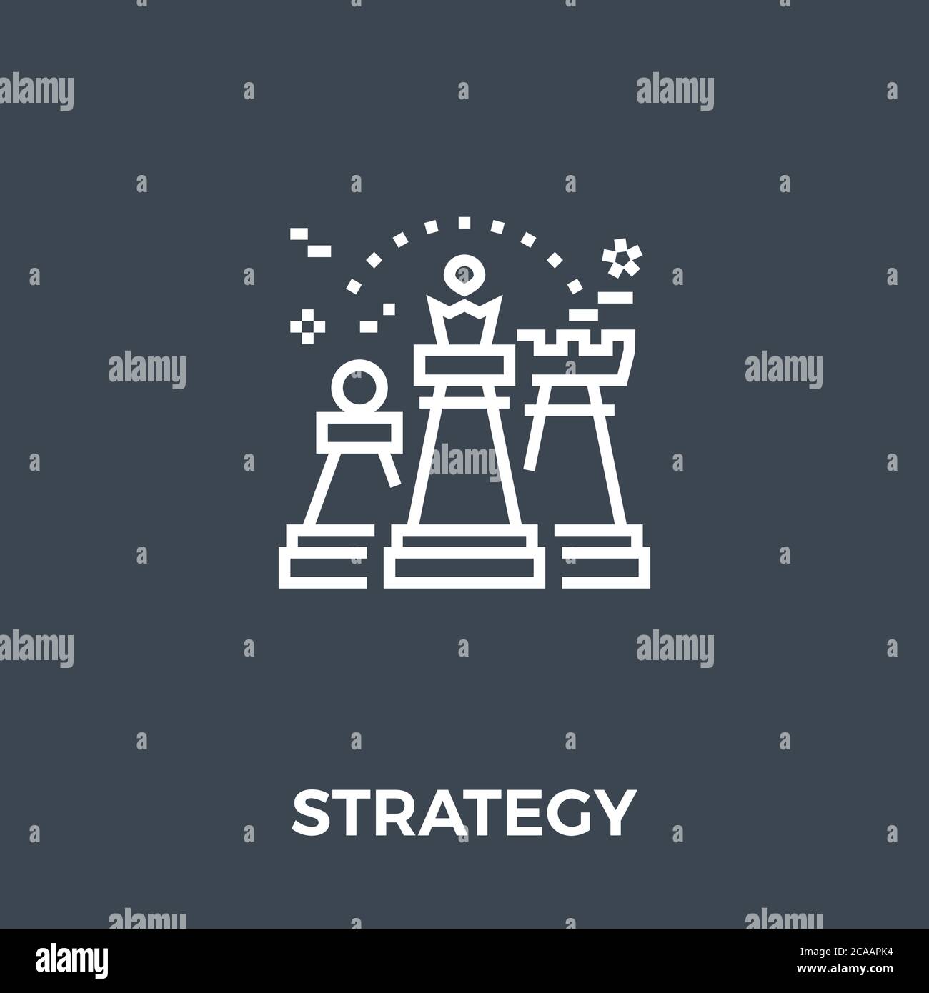 Seo planning icon flat Stock Vector Images - Alamy