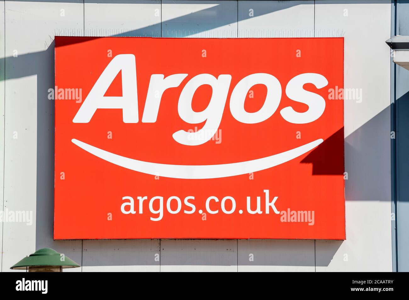 An Argos store logo in Orpington, London Stock Photo Alamy