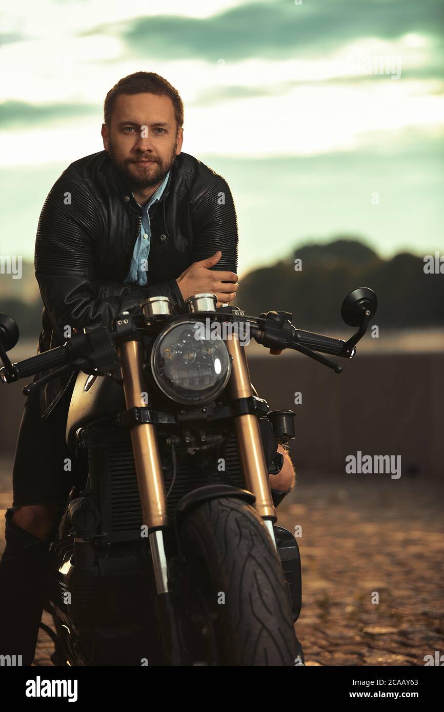 Fashionable leather jackets deals