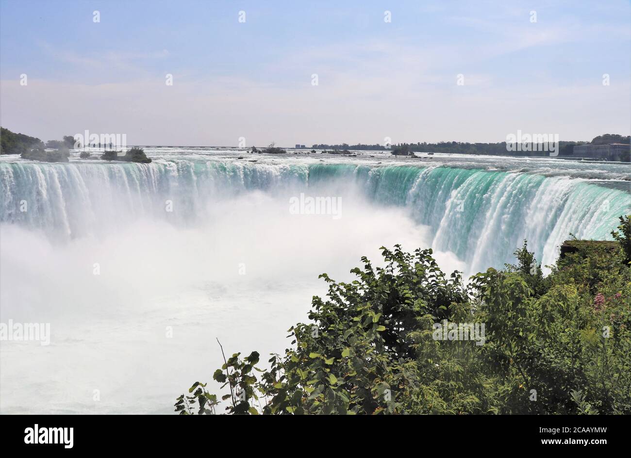 Canada side of Niagara Falls Stock Photo