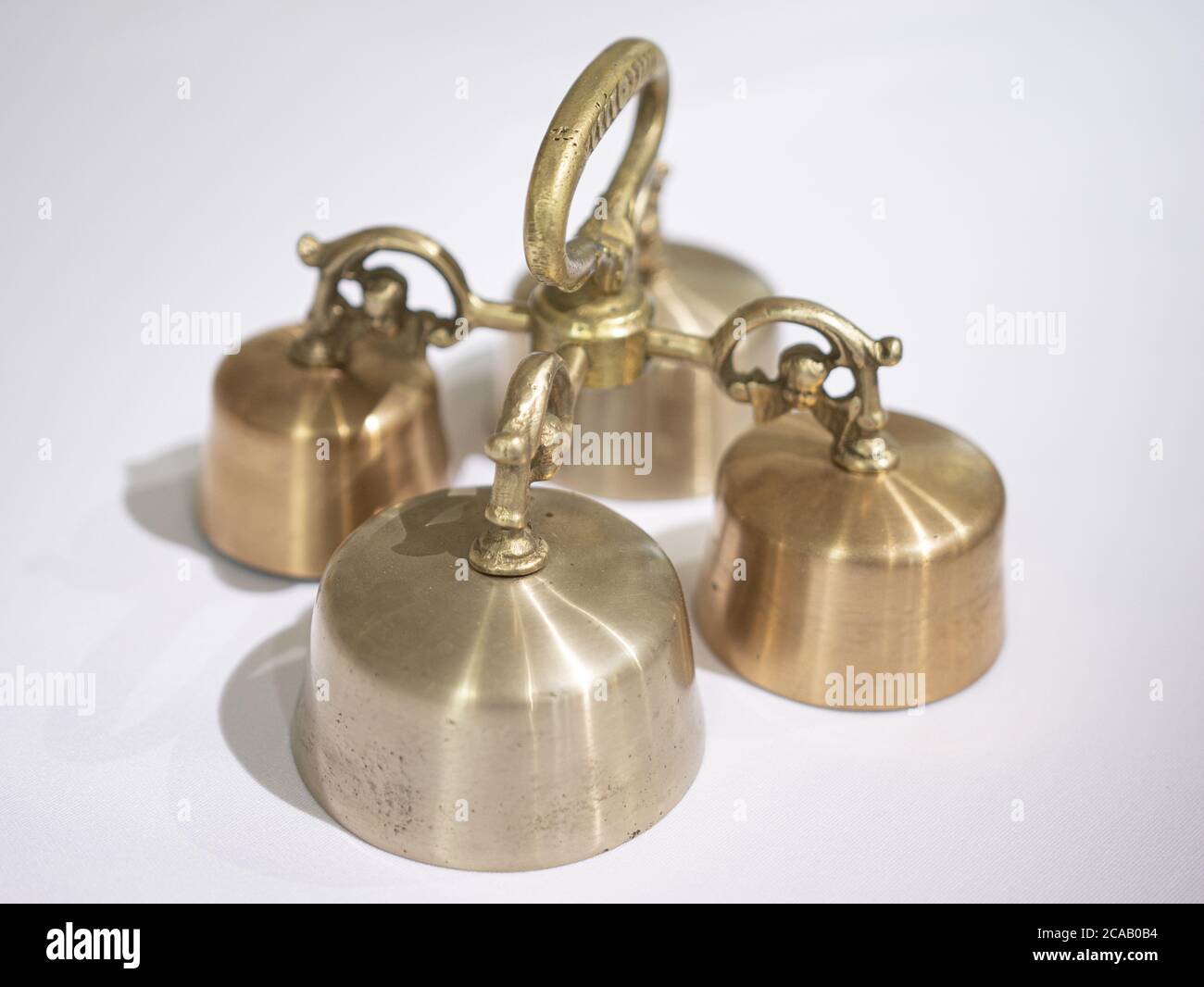 Church bell isolated on white background, photography Stock Photo - Alamy