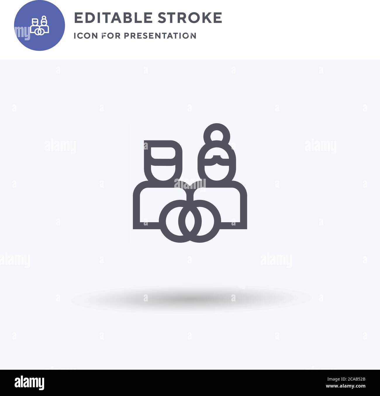 Parents icon vector, filled flat sign, solid pictogram isolated on ...