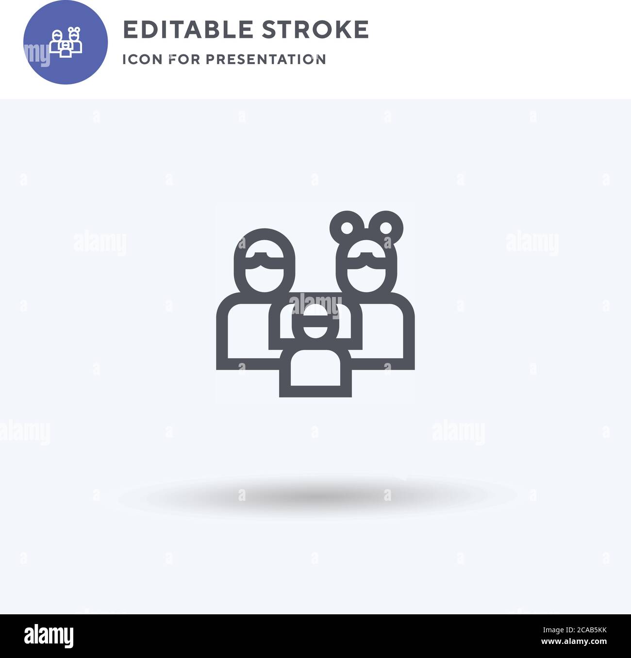 Parents icon vector, filled flat sign, solid pictogram isolated on ...
