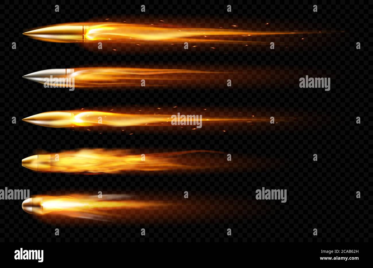 Bullet fired speed Stock Vector Images Alamy
