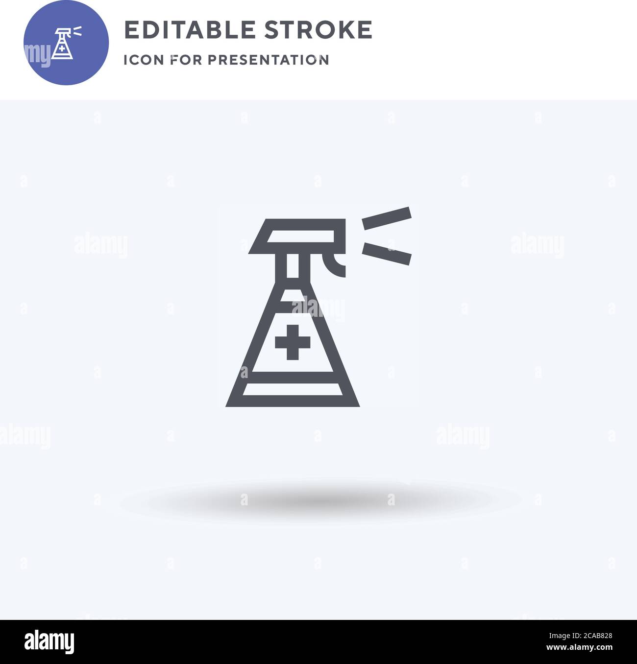 Spray icon vector, filled flat sign, solid pictogram isolated on white ...