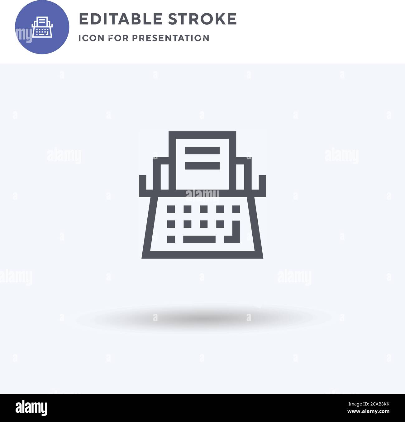Manual typewriter vector silhouette hi-res stock photography and images ...